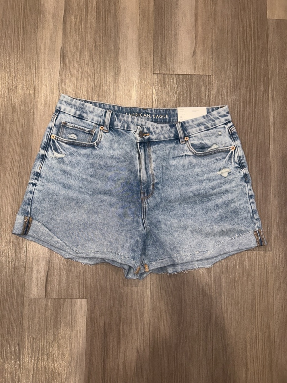 NWT American Eagle Outfitters Light Blue Denim Shorts